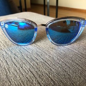 Blue blender sunglasses